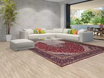 Traditional Red Kashan Turkish Area Rug 10x13