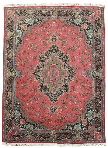 Victorian Style Pink Kashan Turkish Area Rug 10x13