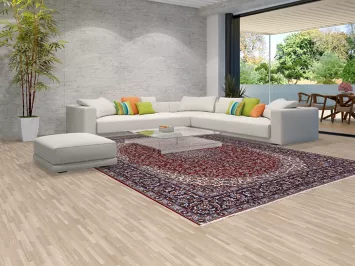 Traditional Red Kashan Turkish Area Rug 10x13