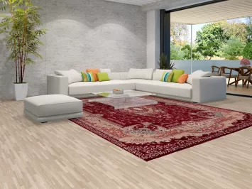 Victorian Style Red Kashan Turkish Area Rug 10x13