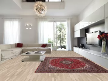 Traditional Red Kashan Turkish Area Rug 10x12