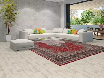 Red Medallion Tabriz Turkish Area Rug 10x13