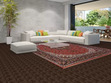 Traditional Floral Kashan Turkish Area Rug 10x13