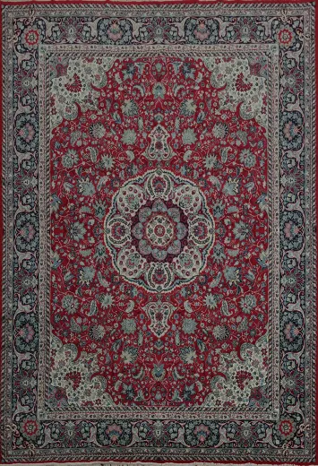 Classic Heritage Kashan Area Rug 10x13 with Floral Details