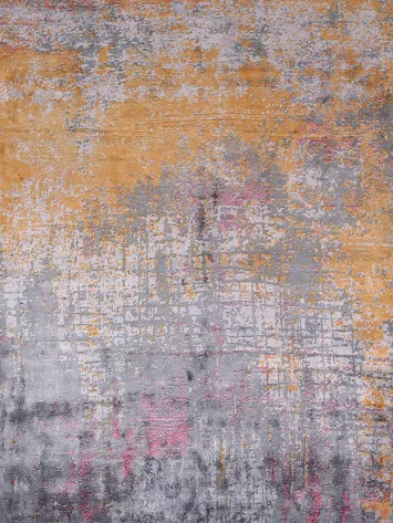 Multicolor Abstract Modern Area Rug 6x8