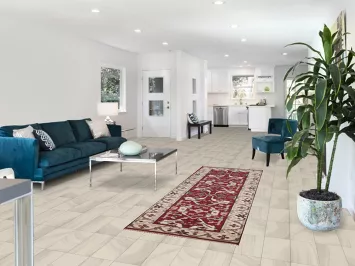 Red & Ivory Wool Handmade Oushak Indian Runner Rug 3x8