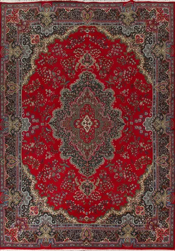 Victorian Styler Red Tabriz Turkish Area Rug 10x13