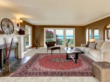 Traditional Kashan Turkish Area Rug 10x13