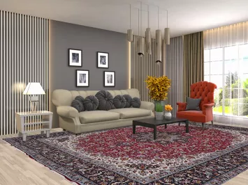 Traditional Kashan Turkish Area Rug 10x13