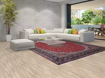 Traditional Red Kashan Turkish Area Rug 10x13