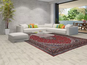 Traditional Red Kashan Turkish Area Rug 10x13