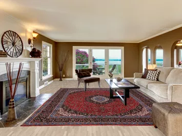 Traditional Kashan Turkish Area Rug 10x13