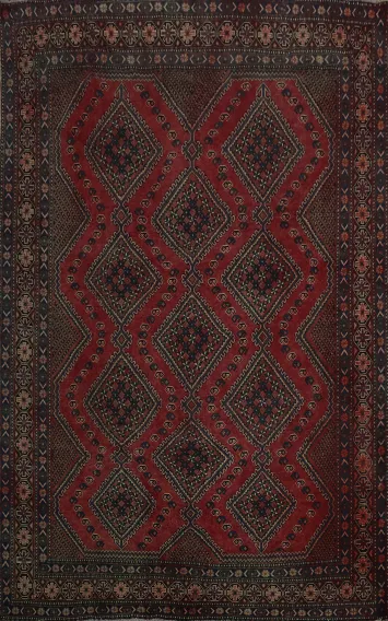 Luxurious Bakhtiari Persian Area Rug 7x9 with Timeless Patterns