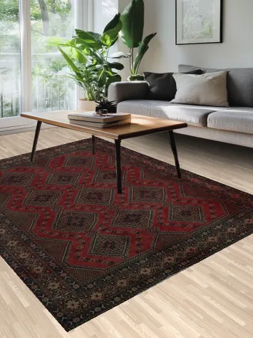 Luxurious Bakhtiari Persian Area Rug 7x9 with Timeless Patterns