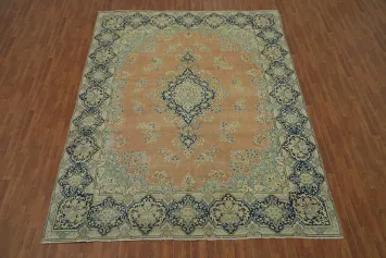 Handmade Wool Kerman Persian Area Rug 10x13