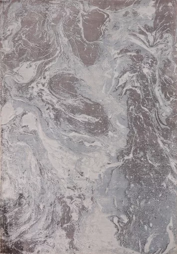 All-Over Modern Abstract Oriental Rug 5x7