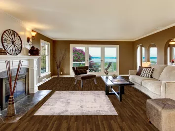 All-Over Abstract Contemporary Area Rug 5x8