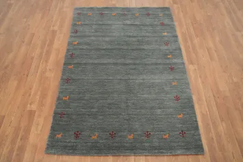 Little Animals Gabbeh Indian Accent Rug 4x6