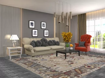 Handmade Wool Oushak Indian Area Rug 8x10