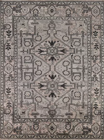 Handmade Wool Heriz Serapi Indian Area Rug 8x10