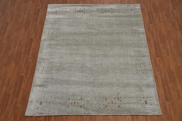 Tribal Silk Gabbeh Oriental Area Rug 8x10