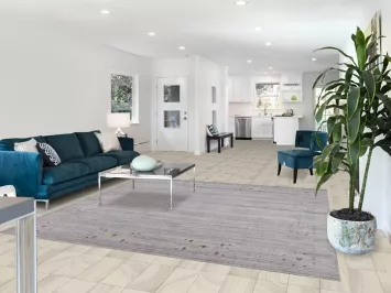 Handmade Striped Gabbeh Oriental Square Rug 8x8