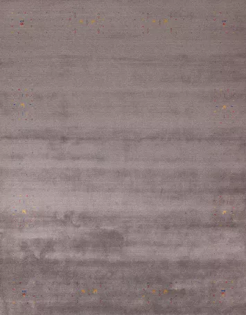Gray Wool Gabbeh Indian Area Rug 8x10