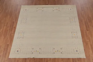 Handmade Wool Gabbeh Oriental Area Rug 8x8