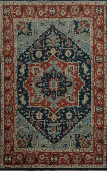 Luxurious Heriz Serapi Area Rug 8x10 for a Classic Home Decor