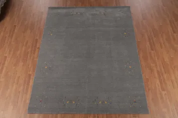 Tribal Gray Gabbeh Oriental Area Rug 8x10