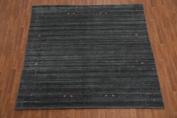 Handmade Wool Square Gabbeh Oriental Area Rug 8x8