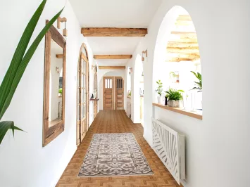 Handmade Wool Oushak Oriental Runner Rug 3x8