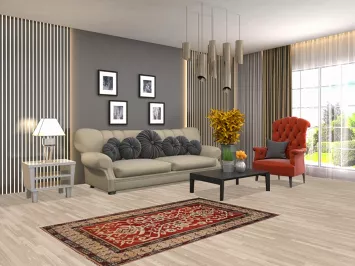 Antique Vegetable Dye Shirvan Oriental Accent Rug 3x5