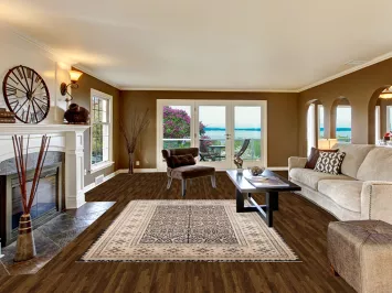 Vintage Geometric Royal Tabriz Oriental Area Rug 6x9