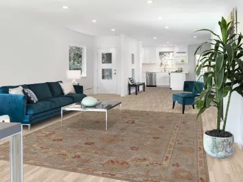 Vegetable Dye Oushak Living Room Area Rug 8x10