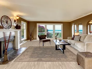 Vegetable Dye Oushak Living Room Area Rug 8x10