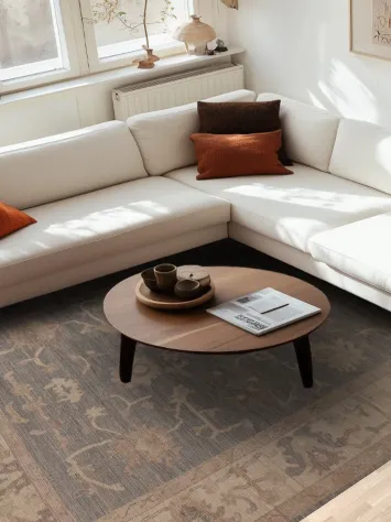 Vegetable Dye Oushak Living Room Area Rug 8x10