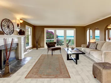 Vegetable Dye Oushak Turkish Runner Rug 4x12