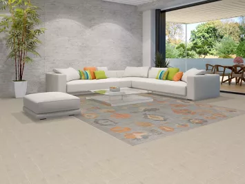 Vegetable Dye Blue Oushak Turkish Area Rug 9x12