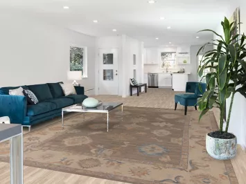 Vegetable Dye Oushak Oriental Area Rug 9x12