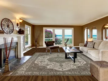 Ivory Wool Handmade Tabriz Persian Area Rug 10x13