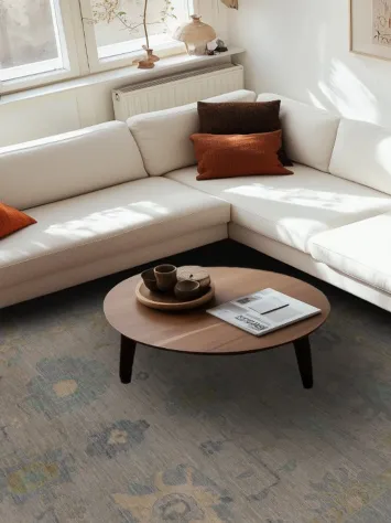 Vegetable Dye Oushak Oriental Area Rug 9x12