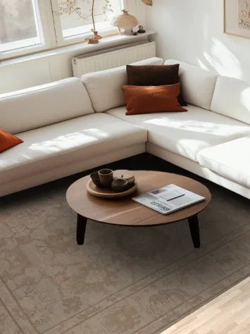 Vegetable Dye Oushak Turkish Area Rug 8x10