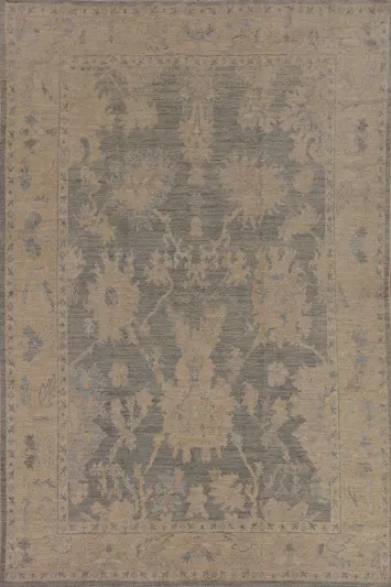 Vegetable Dye Oushak Oriental Area Rug 6x9