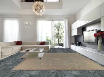 Vegetable Dye Wool Oushak Turkish Large Rug 12x15