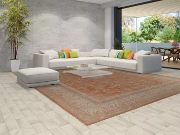 Vegetable Dye Oushak Turkish Large Rug 12x15