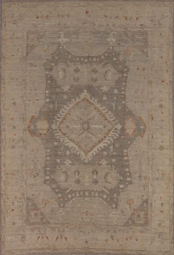 Vegetable Dye Oushak Oriental Area Rug 6x9