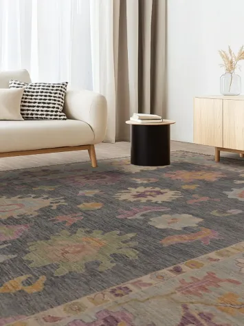 Vegetable Dye Oushak Oriental Large Rug 10x14