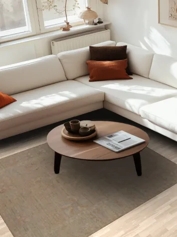 Vegetable Dye Oushak Oriental Rug 5x7