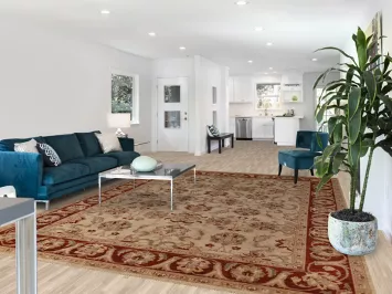 All-Over Floral Chobi Peshawar Oriental Area Rug 9x12